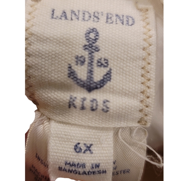 Land's End Kids - White - Winter Pants - Size 6X - Grow-A-Longs - Picture 3 of 4